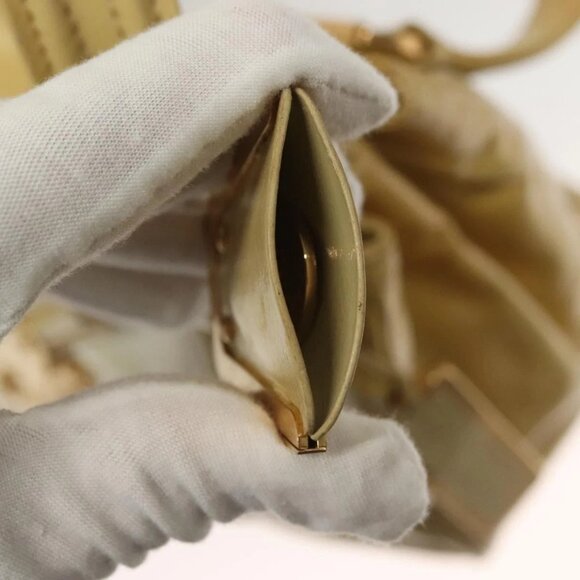 LOUIS VUITTON Cruise line Sac Bicolor Hand Bag Enamel Yellow - Picture 5 of 15